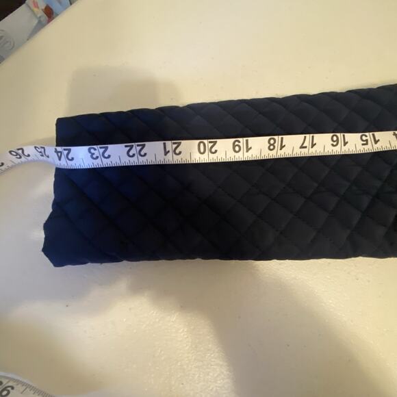 Liverpool Jacket Winter Trench Coat Quilted Hooded MidnightBlue Zip Snap Women L - Picture 4 of 10